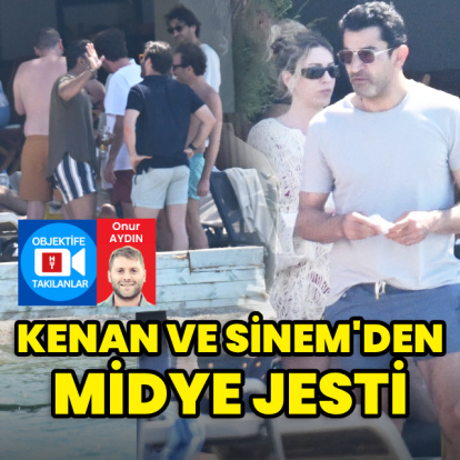 Kenan ve Sinem'den midye jesti