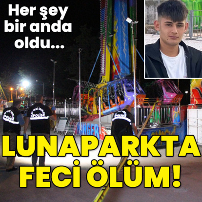Her şey bir anda oldu... Lunaparkta feci ölüm!