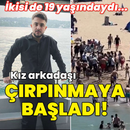 Kız arkadaşı çırpınmaya başladı!