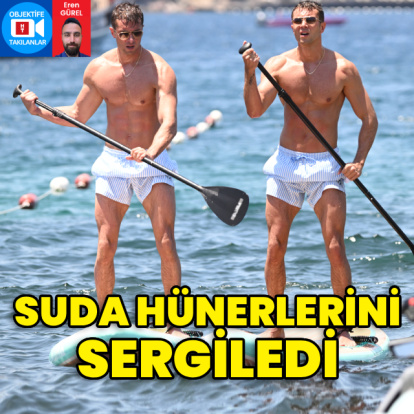 Suda hünerlerini sergiledi