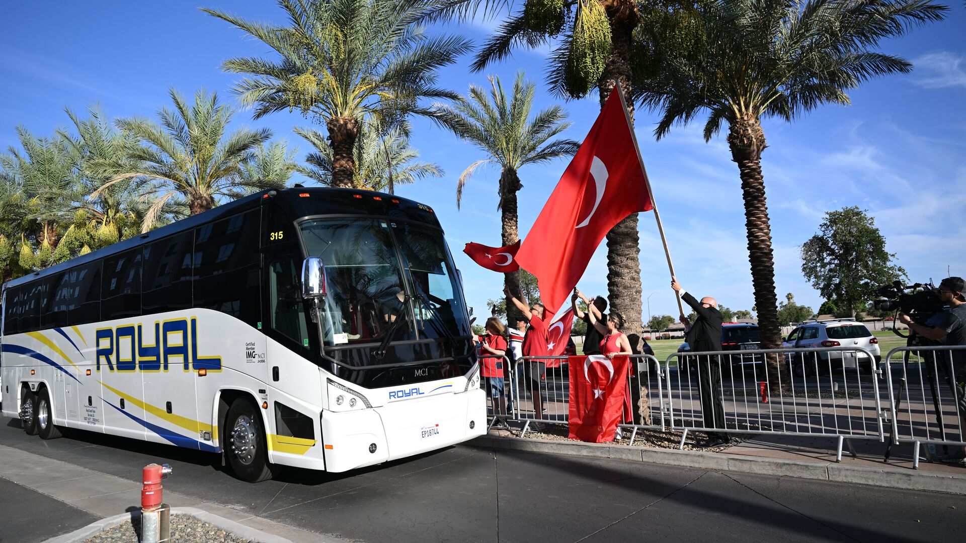 A Milli Takım'a Arizona'da coşkulu karşılama