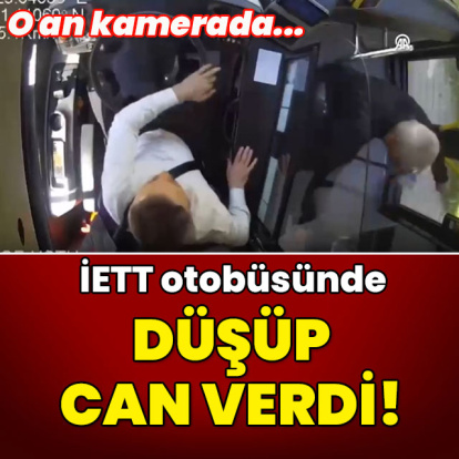İETT otobüsünde düşüp öldü! O anlar kamerada...