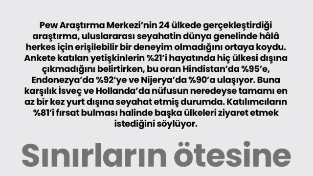 Sınırların ötesine geçemeyen milyonlar