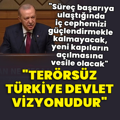 Cumhurbaşkanı Erdoğan'dan açıklamalar