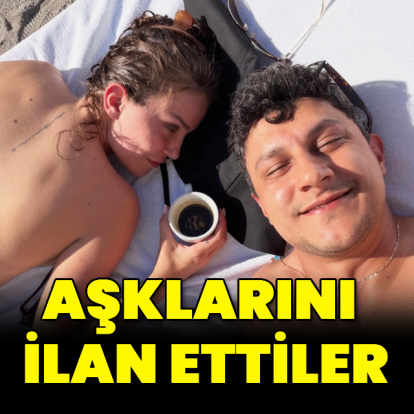 Aşklarını ilan ettiler