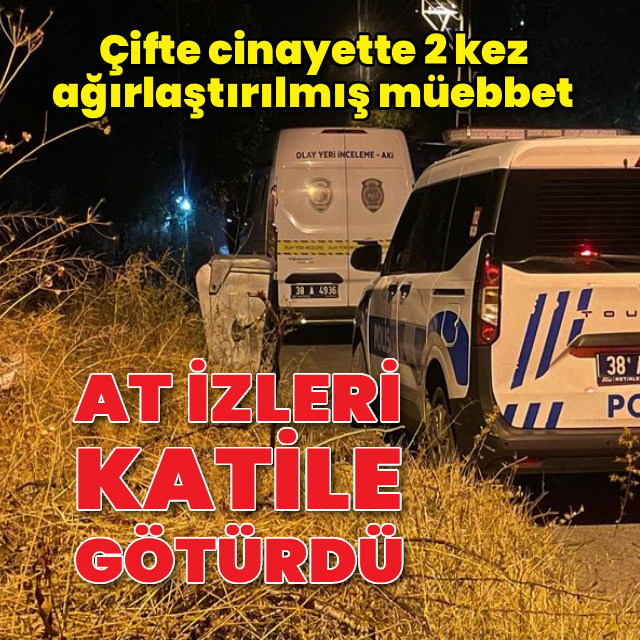 At izleri katile götürdü