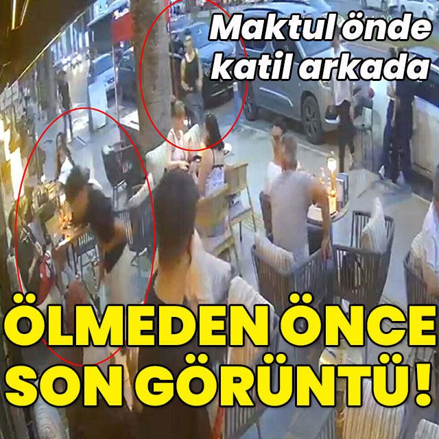 Erdem bir kafeye sığınmış... 15 yaşında ölmeden son görüntü!