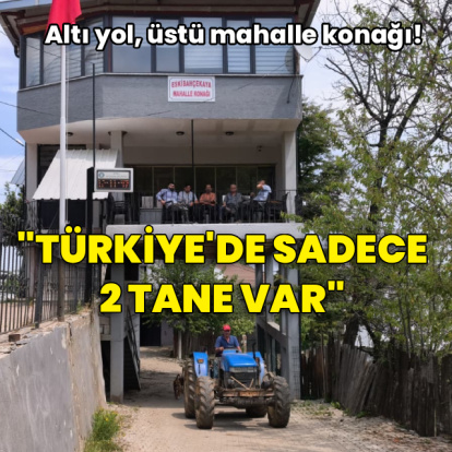 Altı yol, üstü mahalle konağı!