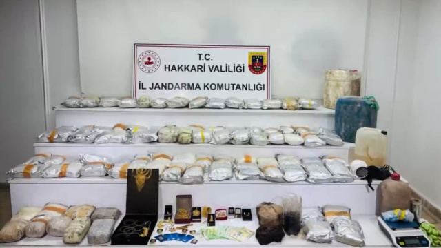 626 kilo uyuşturucu ele geçirildi