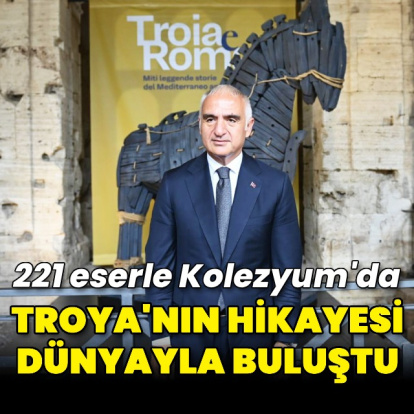 Troya 221 eserler Kolezyum'da
