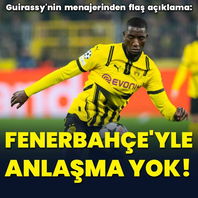 Guirassy'nin menajerinden flaş açıklama!