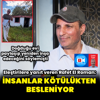 "İnsanlar kötülükten besleniyor"