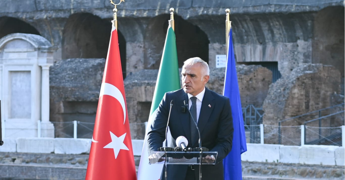 Bakan Ersoy: Anadolu'nun eşsiz mirası Roma'nın kalbinde