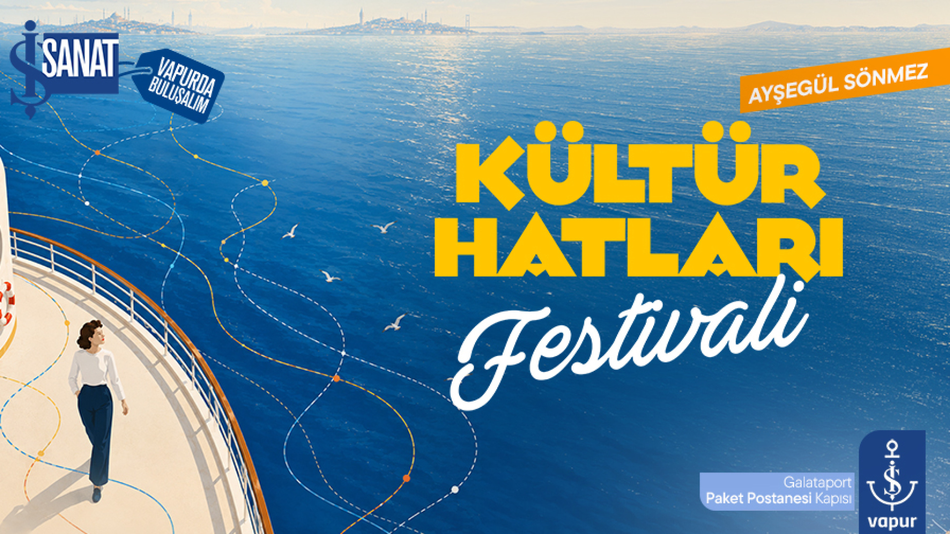 Kültür Hatları Festivali 20-21 Haziran'da İş Vapur'da Sanatseverlerle Buluşuyor