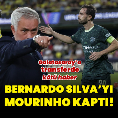 Bernardo Silva'yı Mourinho kaptı!