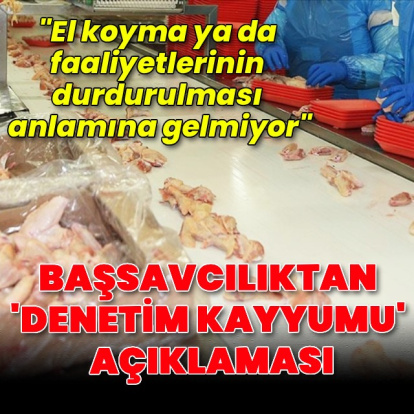 Beyaz ete soruşturma açıklaması