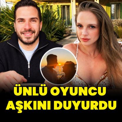 Ünlü oyuncu aşkını duyurdu