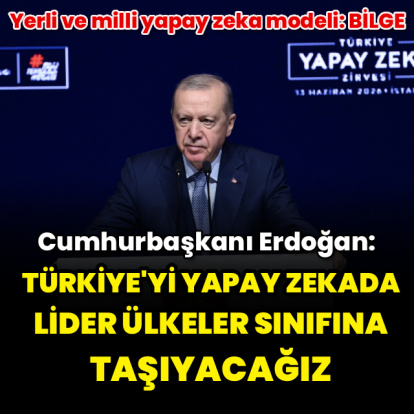 Erdoğan, Yapay Zeka Eylem Planı'nı açıkladı