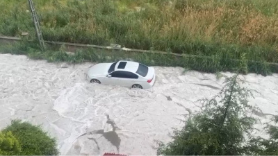 Ankara'da sağanak etkili oldu