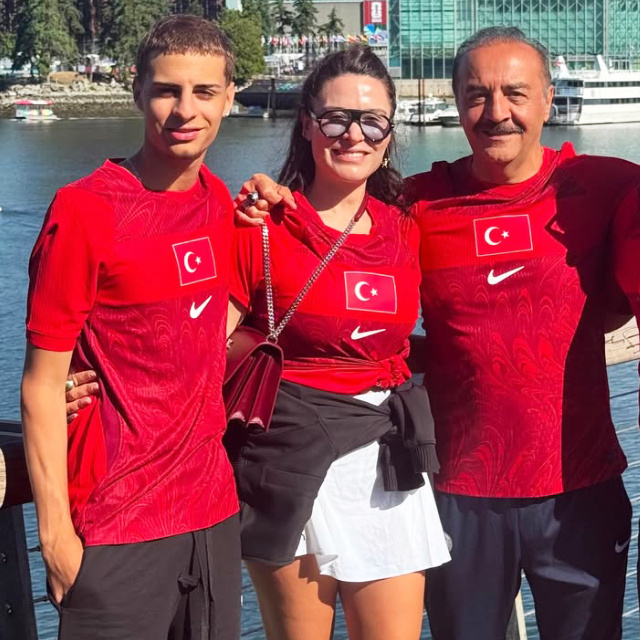 Eski eşler millî maç için ABD'ye gitti