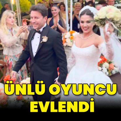 Ünlü oyuncu evlendi
