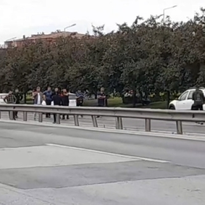 D-100’de bıçaklı panik