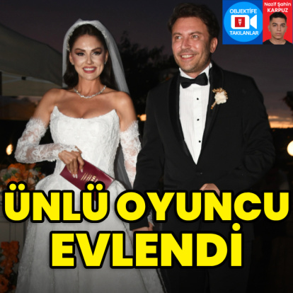 Ünlü oyuncu evlendi