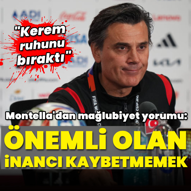 "Önemli olan inancı kaybetmemek"