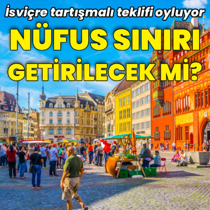 İsviçre nüfusu sınırlandırmayı oyluyor