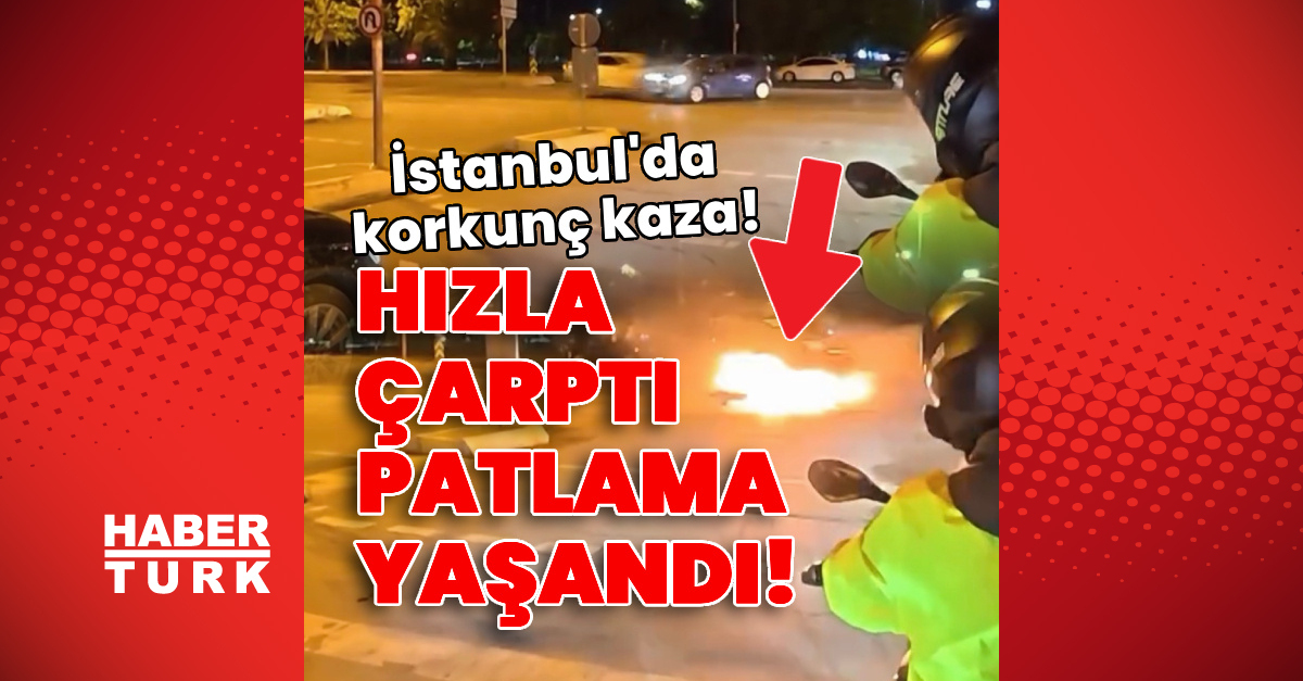 İstanbul'dakavşakta patlama! 3 kişi yaralandı