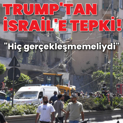 Trump'tan Beyrut saldırısına ilişkin açıklama