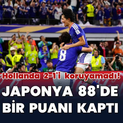 Japonya, 88'de bir puanı kaptı!