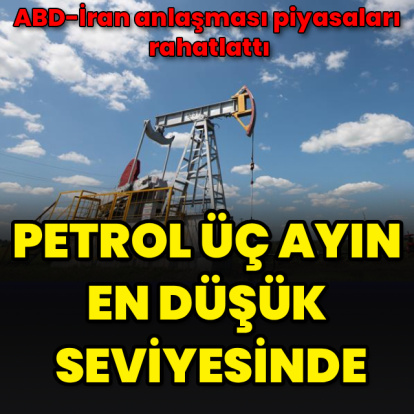 Brent petrol sert düştü