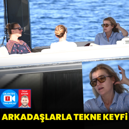 Arkadaşlarla tekne keyfi