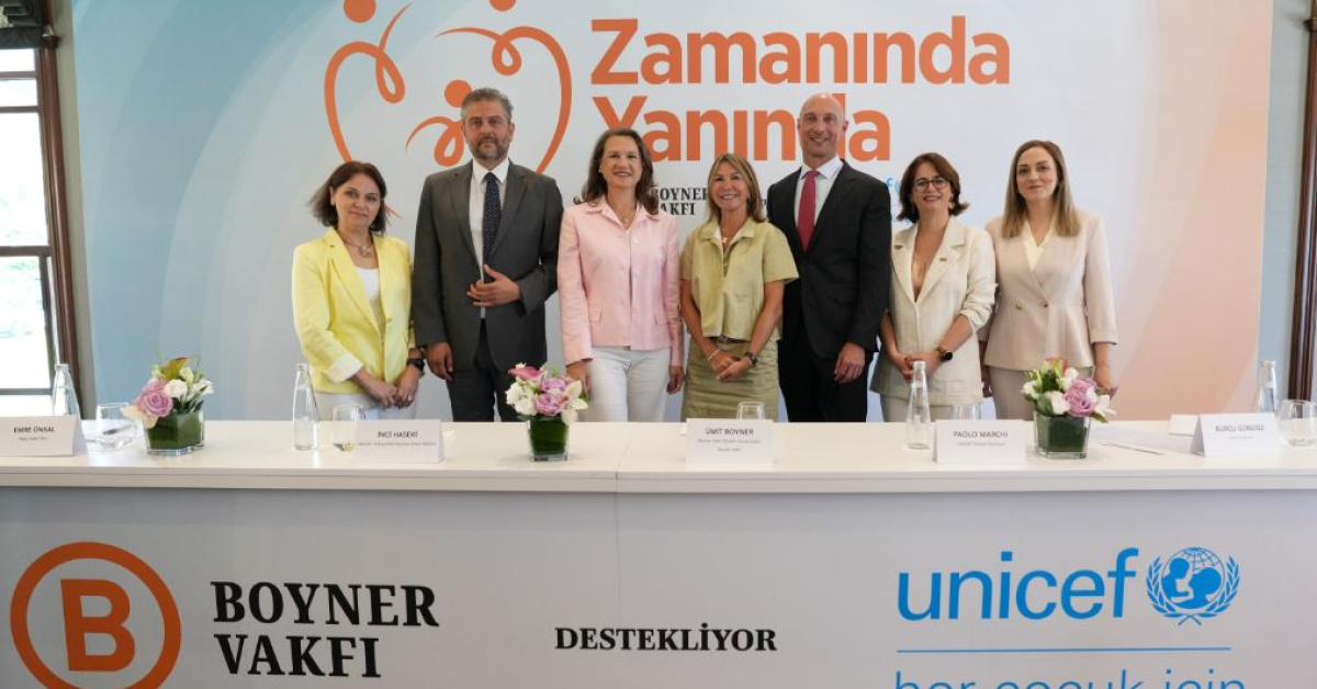Boyner Vakfı ve UNICEF Türkiye'den binlerce ebeveyn ve çocuğa ulaşacak proje