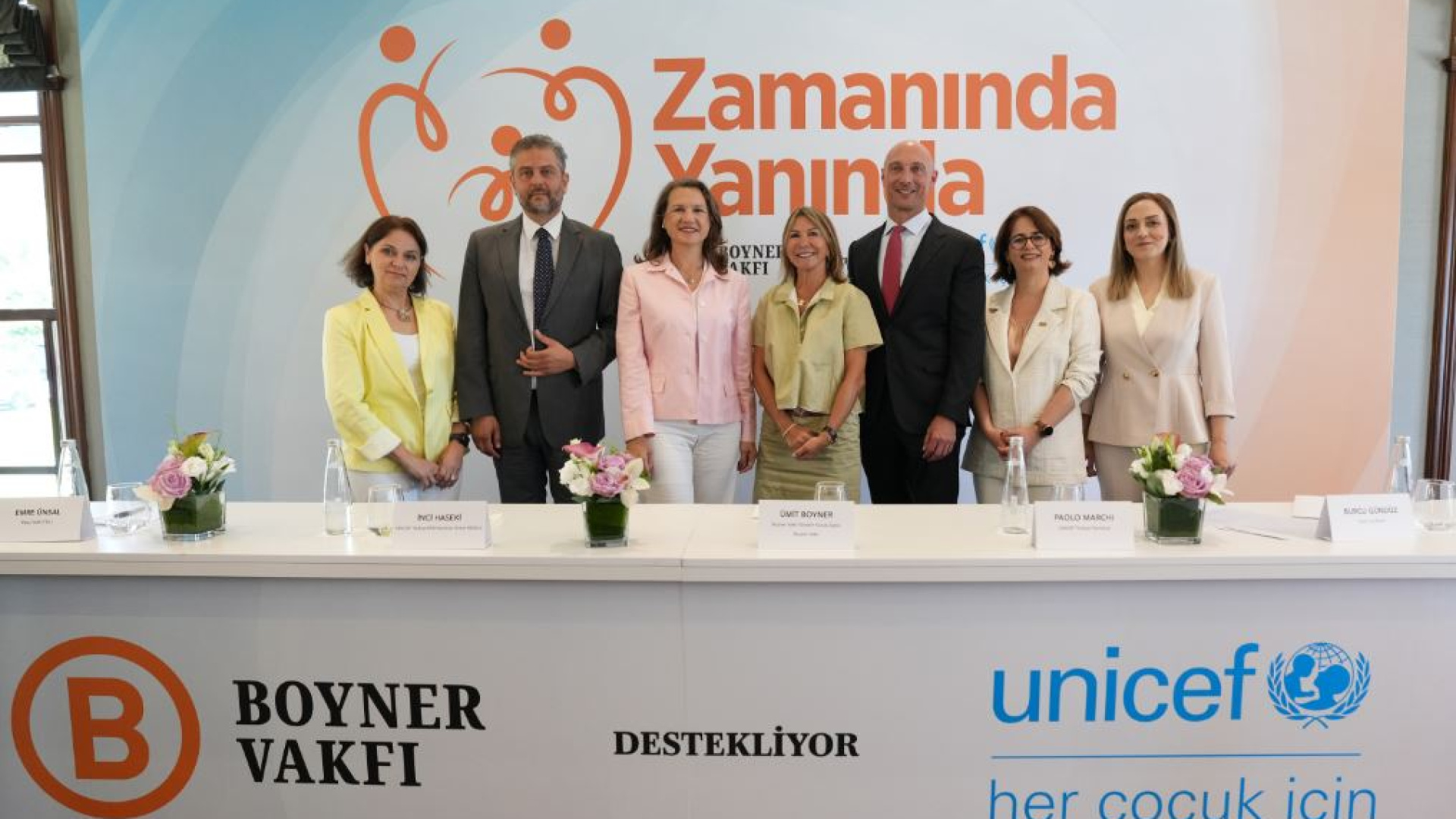 Boyner Vakfı ve UNICEF Türkiye'den 'Zamanında Yanında' Projesi