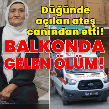 Düğünde açılan ateş canından etti! Balkonda gelen ölüm!