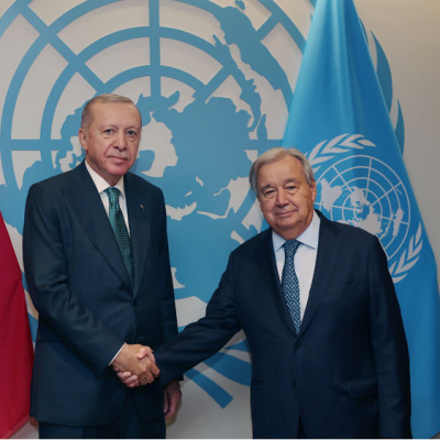 Cumhurbaşkanı Erdoğan, Guterres ile görüştü