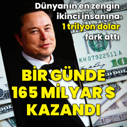 Elon Musk durdurulamıyor: Bir günde 165 milyar dolar kazandı