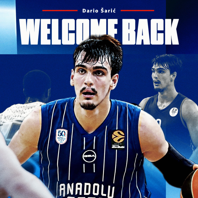 Dario Saric yeniden Anadolu Efes'te!