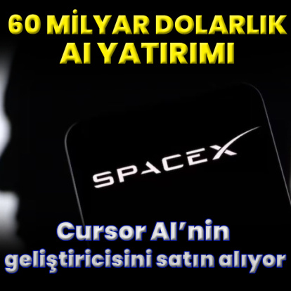 SpaceX'ten 60 milyar dolarlık AI satınalması