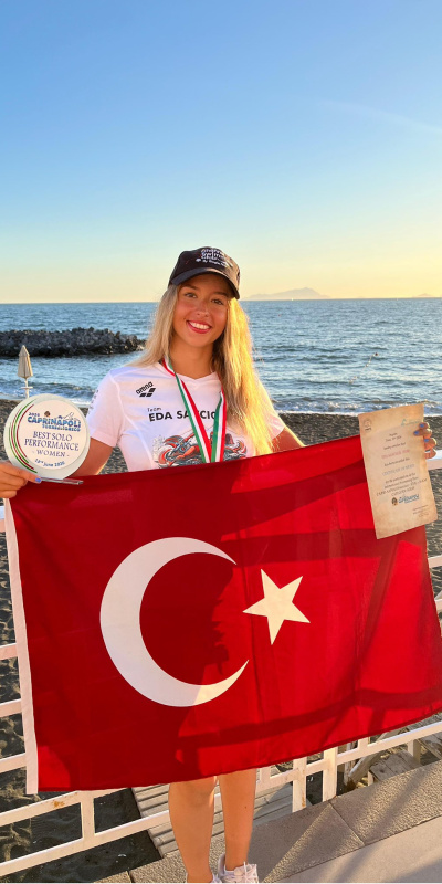Ultra maraton yüzmede tarihi başarı!
