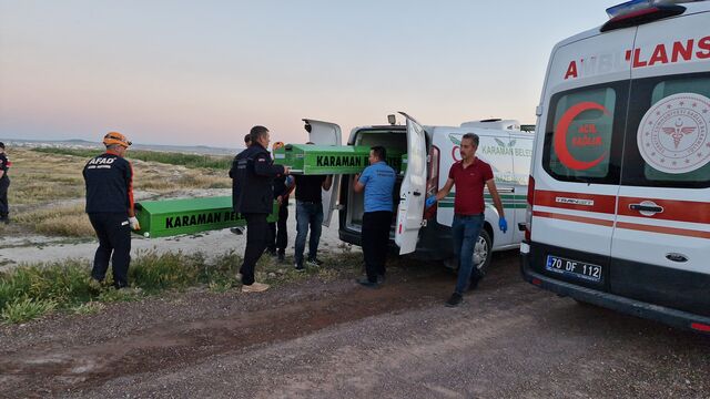Karaman'da kahreden kaza!