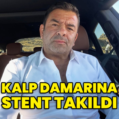 Kalp damarına stent takıldı
