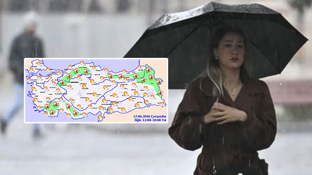 Meteoroloji'den saatli uyarı... 5 bölgede yağış var!