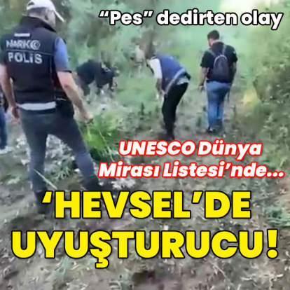 UNESCO Dünya Mirası Listesi'nde... Hevsel Bahçeleri'nde uyuşturucu!