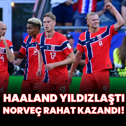 Haaland sahneye çıktı; Norveç Irak’ı devirdi!