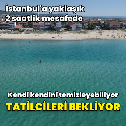 Kendi kendini temizleyebiliyor, tatilcileri bekliyor
