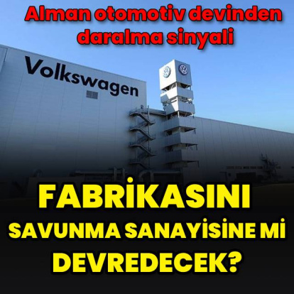 Volkswagen'de daralma sinyali