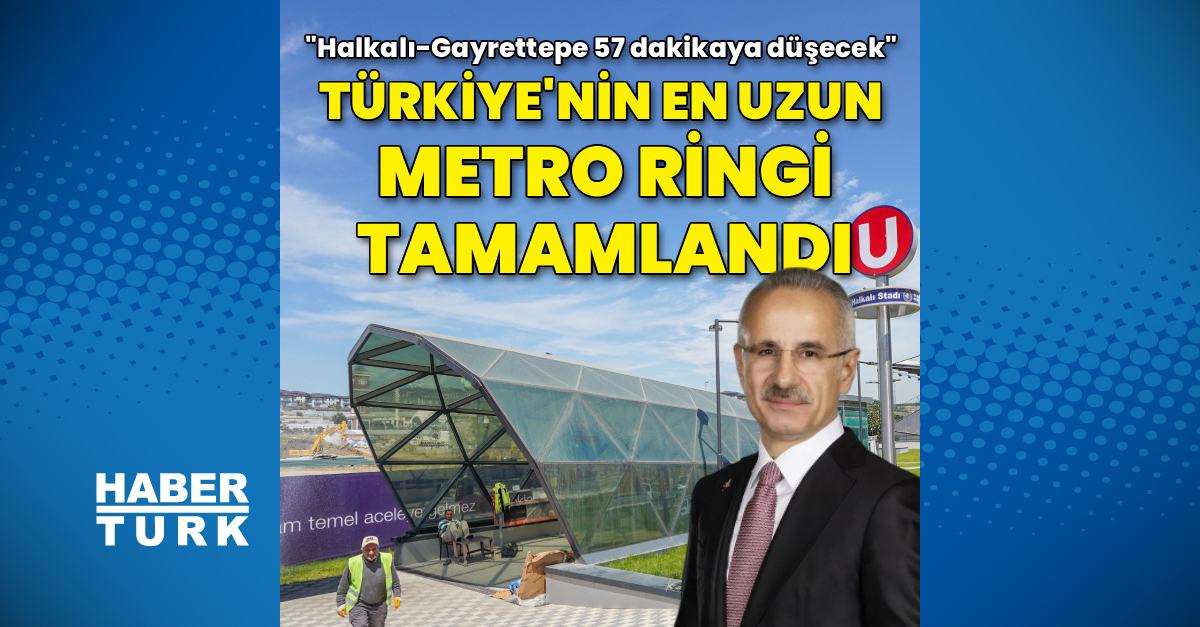 En uzun metro ringi tamamlandı